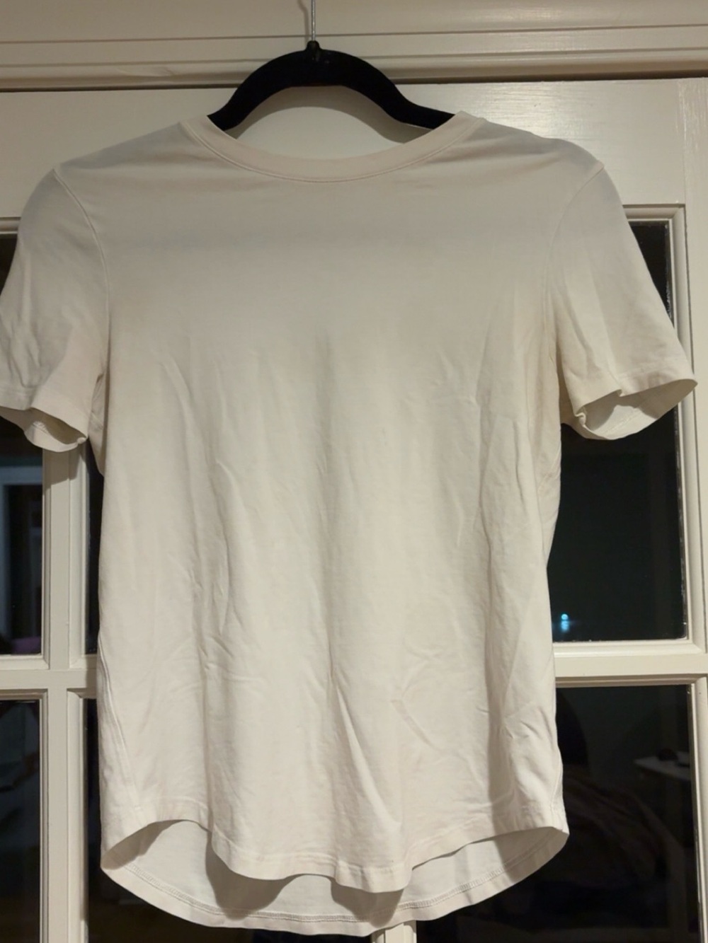 lululemon athletica Cream Short Sleeve Tee